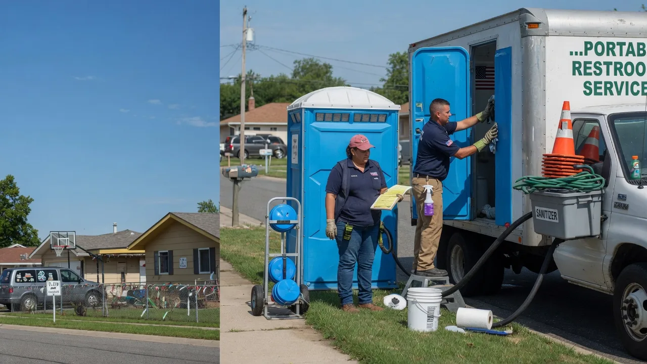 Portable Toilet Rental in Noble, IL near me
